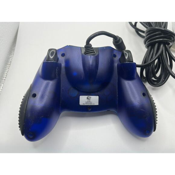 LOT(2) Green Wired Gamestop Controller BB-136 & Blue Pelican PL-2053 For Xbox - Picture 6 of 7